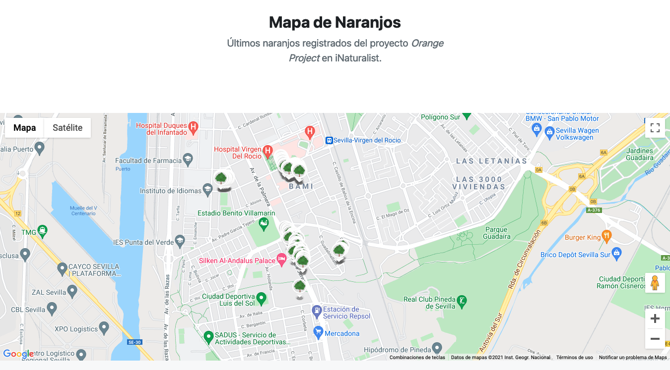 orange project map